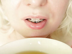 take a crack at a tea with me - ASMR video with sounds